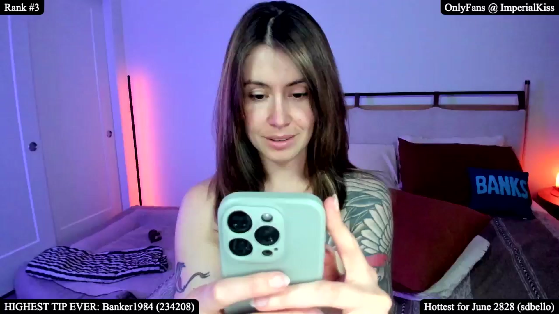 Gallery image thumbnail from ImperialKiss's myfreecams stream on, 06/17/2025, 06:34 image 19 of 20
