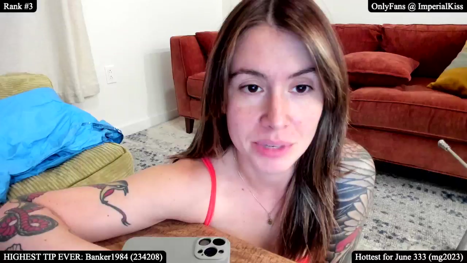 Gallery image thumbnail from ImperialKiss's myfreecams stream on, 06/20/2025, 05:02 image 18 of 20