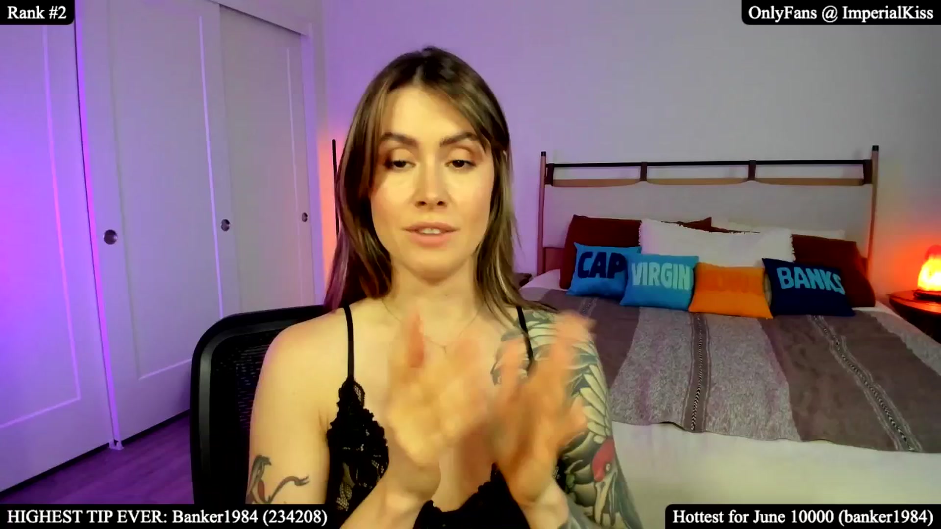 Gallery image thumbnail from ImperialKiss's myfreecams stream on, 06/24/2025, 03:50 image 16 of 20