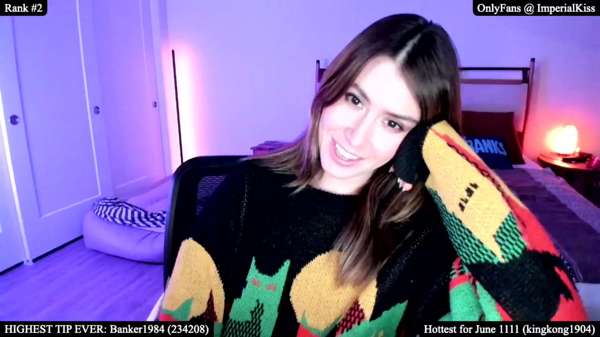 Gallery image thumbnail from ImperialKiss's myfreecams stream on, 06/25/2025, 05:20 image 14 of 20