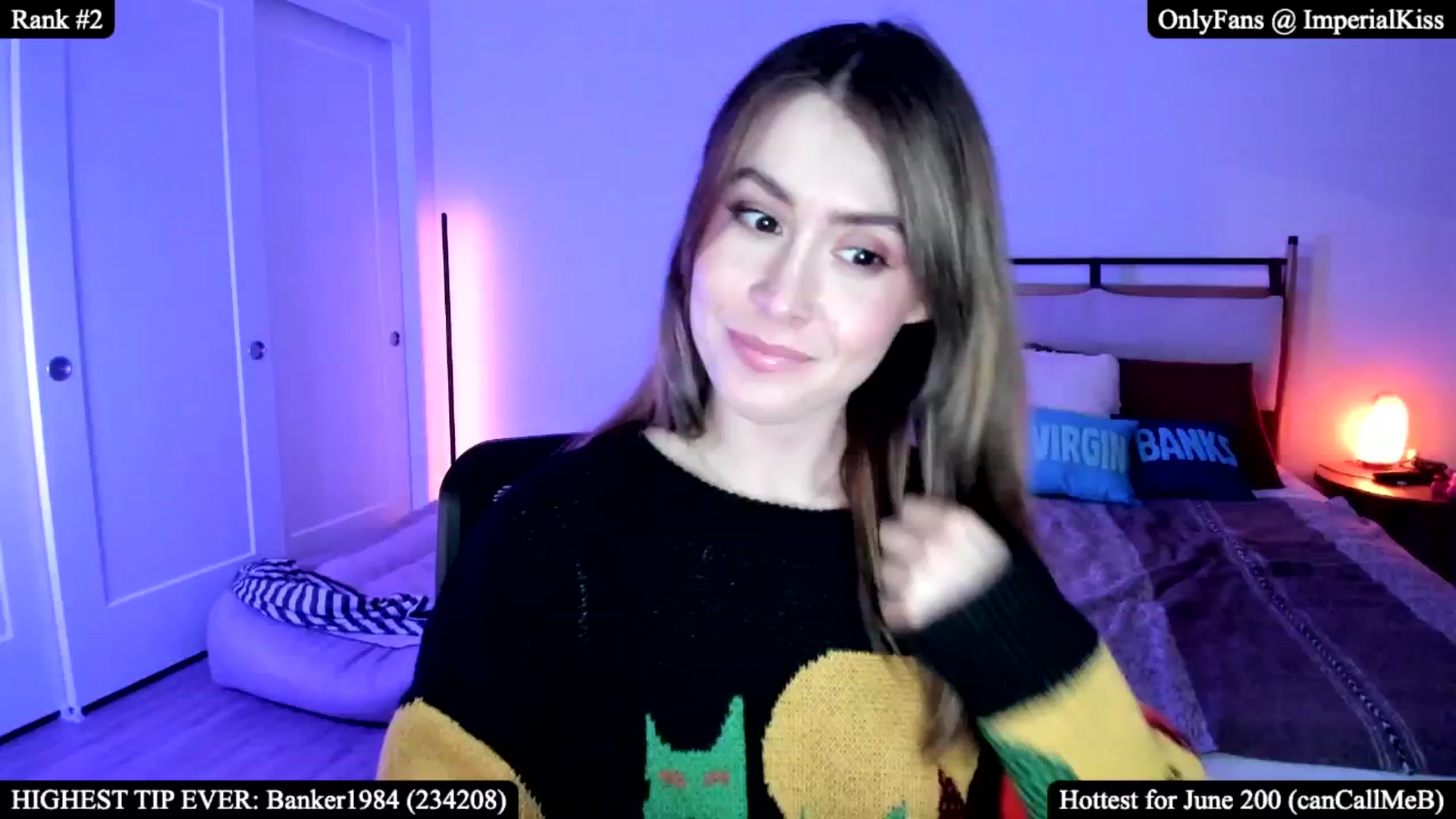 Gallery image thumbnail from ImperialKiss's myfreecams stream on, 06/25/2025, 05:20 image 8 of 20