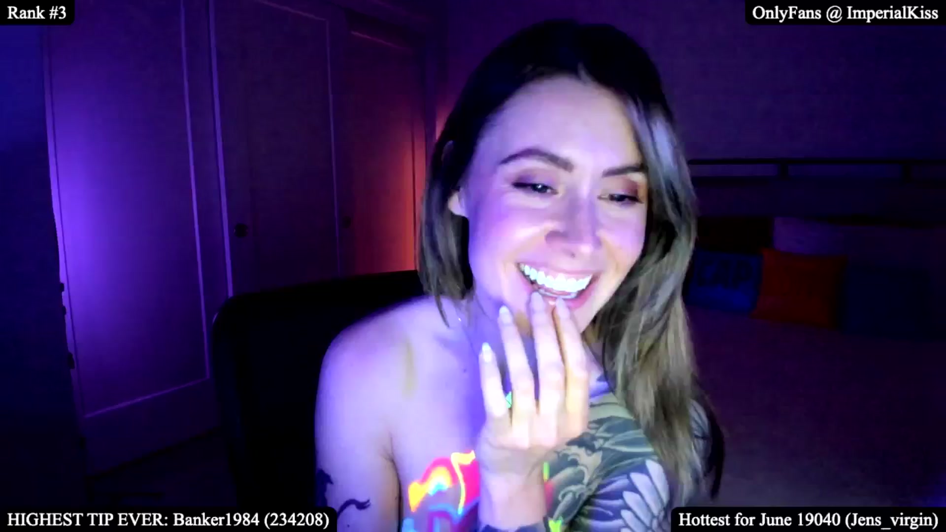 Gallery image thumbnail from ImperialKiss's myfreecams stream on, 06/26/2025, 06:06 image 18 of 20