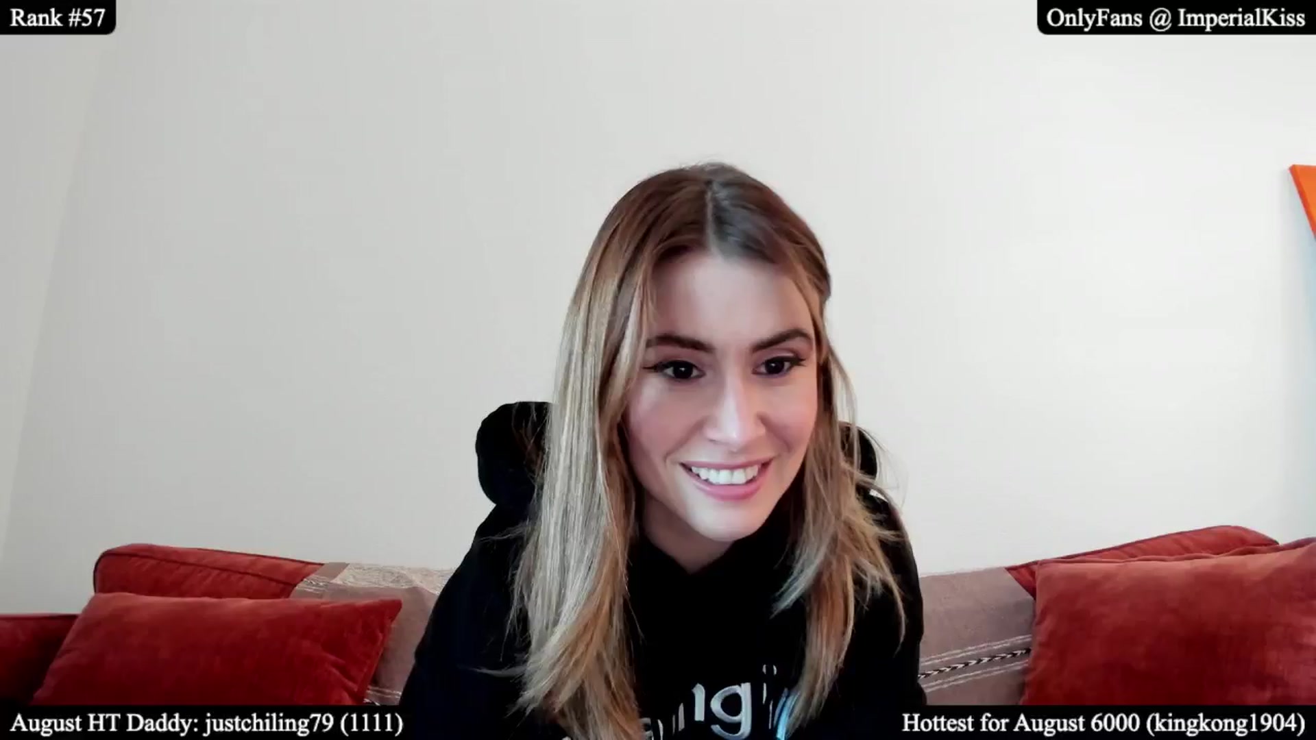 Gallery image thumbnail from ImperialKiss's myfreecams stream on, 08/03/2025, 22:06 image 20 of 20