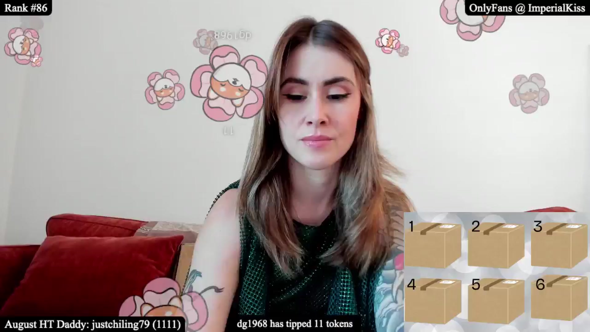 Gallery image thumbnail from ImperialKiss's myfreecams stream on, 08/03/2025, 22:06 image 2 of 20