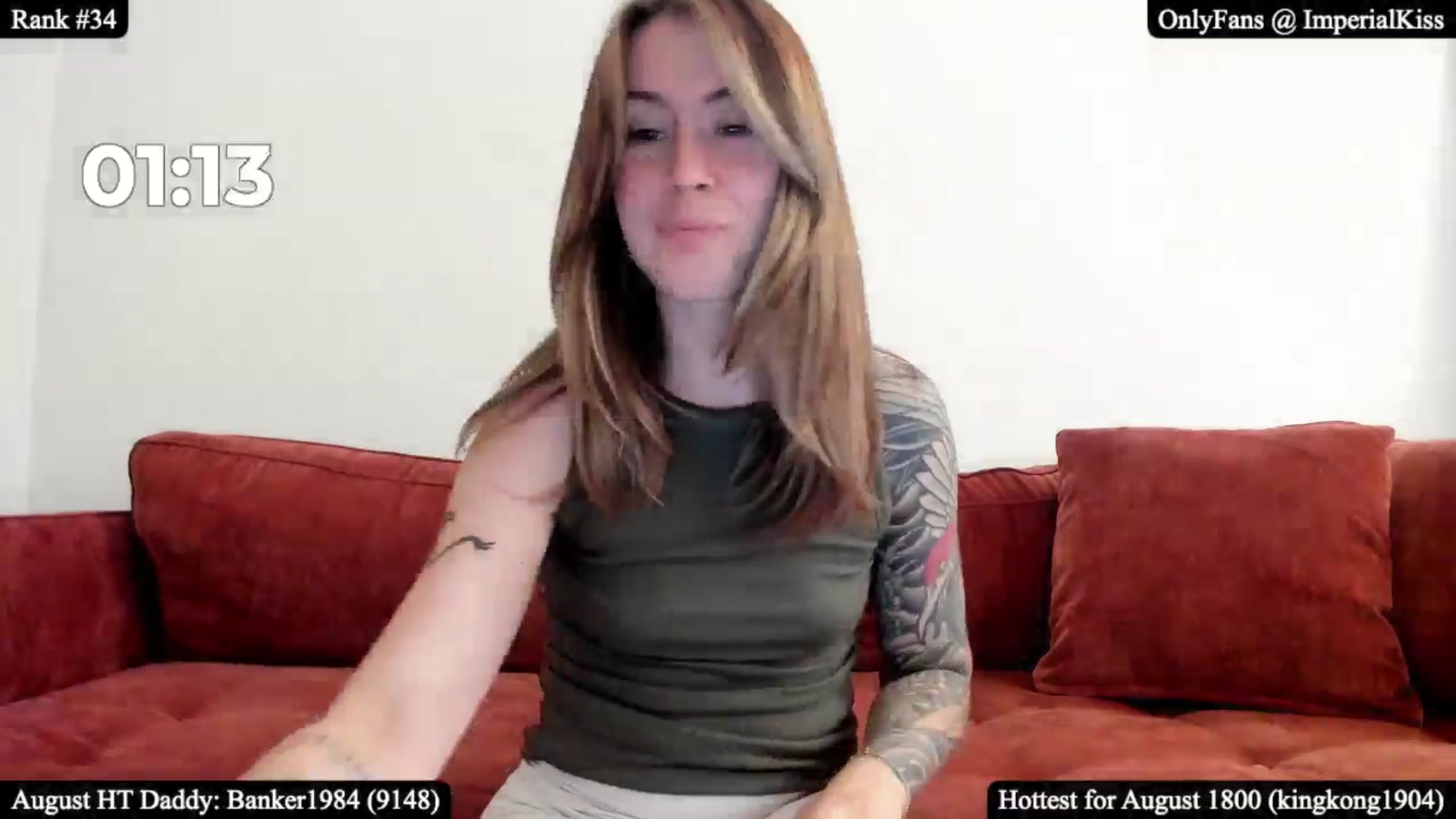 Gallery image thumbnail from ImperialKiss's myfreecams stream on, 08/05/2025, 07:26 image 10 of 20