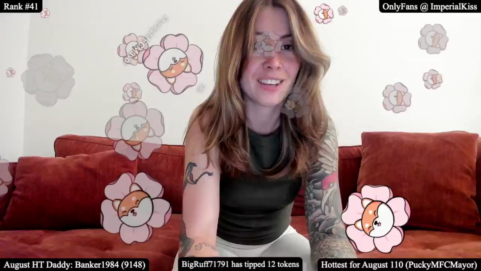 Gallery image thumbnail from ImperialKiss's myfreecams stream on, 08/05/2025, 07:26 image 1 of 20