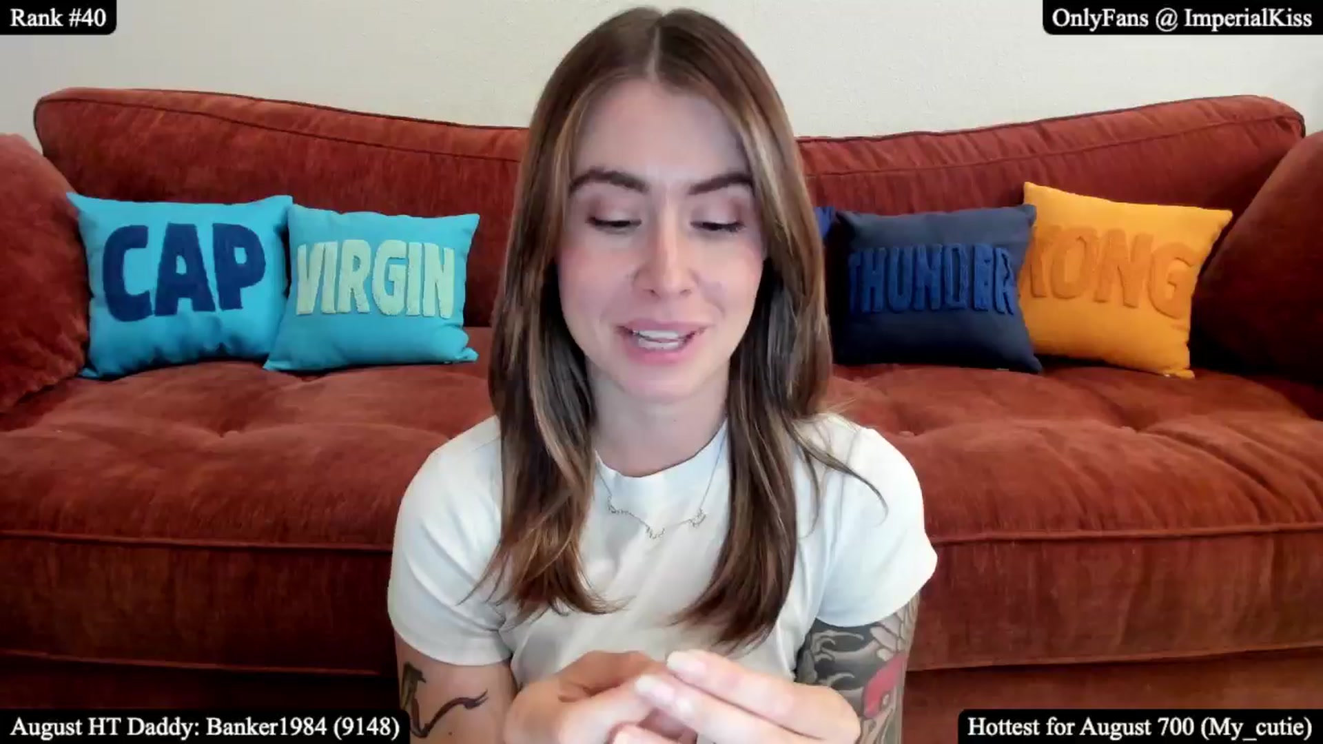 Gallery image thumbnail from ImperialKiss's myfreecams stream on, 08/09/2025, 05:26 image 7 of 20