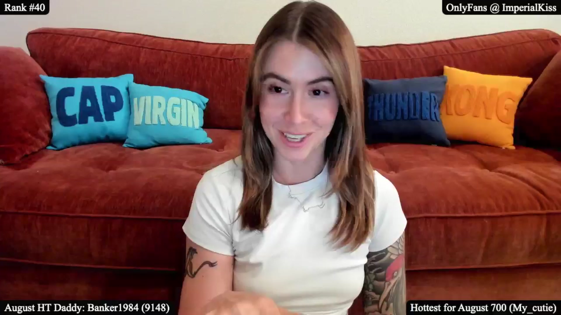 Gallery image thumbnail from ImperialKiss's myfreecams stream on, 08/09/2025, 05:26 image 14 of 20