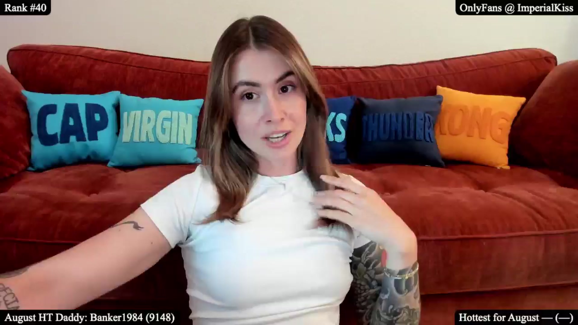 Gallery image thumbnail from ImperialKiss's myfreecams stream on, 08/09/2025, 05:26 image 3 of 20