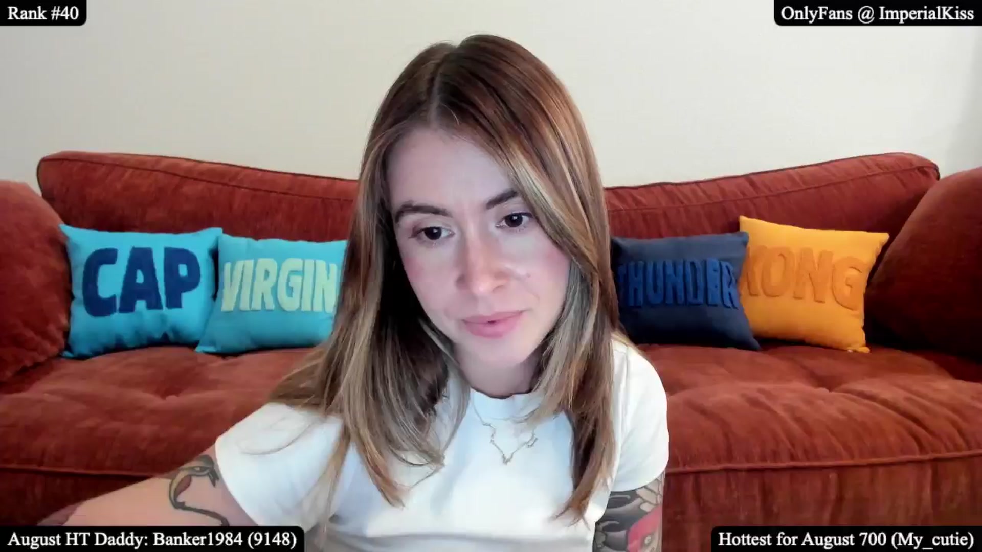 Gallery image thumbnail from ImperialKiss's myfreecams stream on, 08/09/2025, 05:26 image 6 of 20