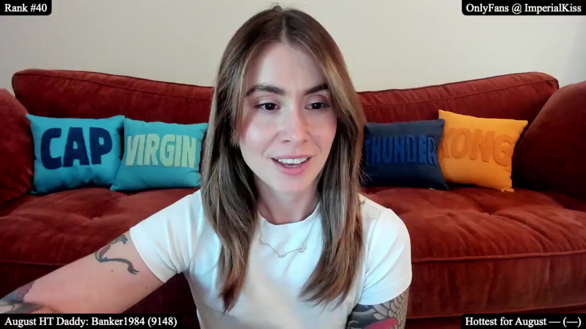 Gallery image thumbnail from ImperialKiss's myfreecams stream on, 08/09/2025, 05:26 image 1 of 20
