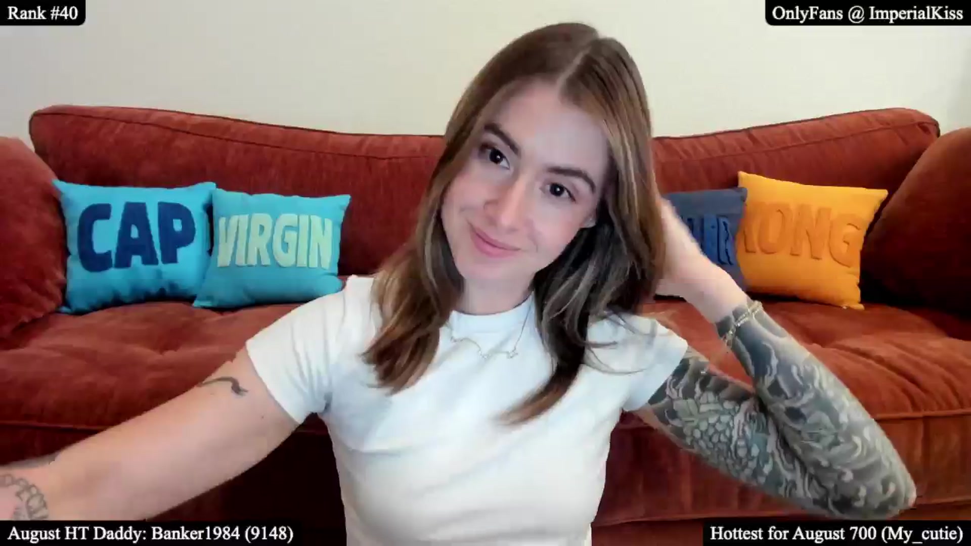 Gallery image thumbnail from ImperialKiss's myfreecams stream on, 08/09/2025, 05:26 image 9 of 20
