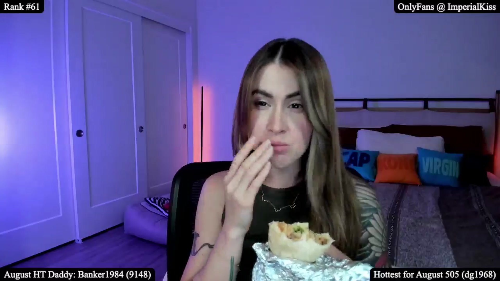 Gallery image thumbnail from ImperialKiss's myfreecams stream on, 08/16/2025, 06:27 image 10 of 20