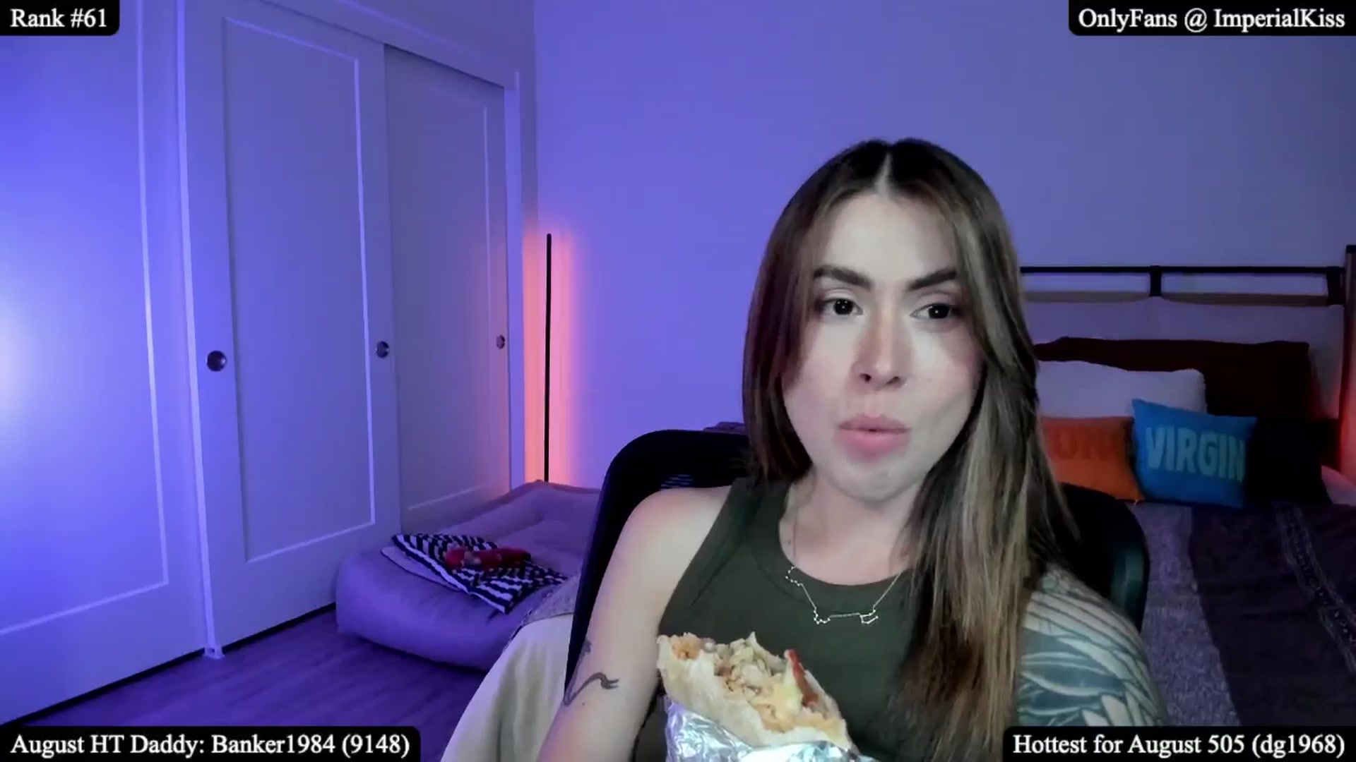 Gallery image thumbnail from ImperialKiss's myfreecams stream on, 08/16/2025, 06:27 image 9 of 20