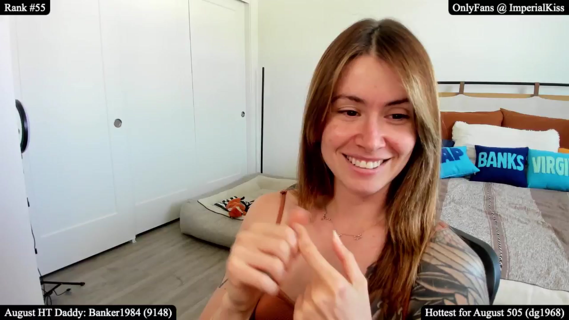 Gallery image thumbnail from ImperialKiss's myfreecams stream on, 08/17/2025, 23:07 image 6 of 20