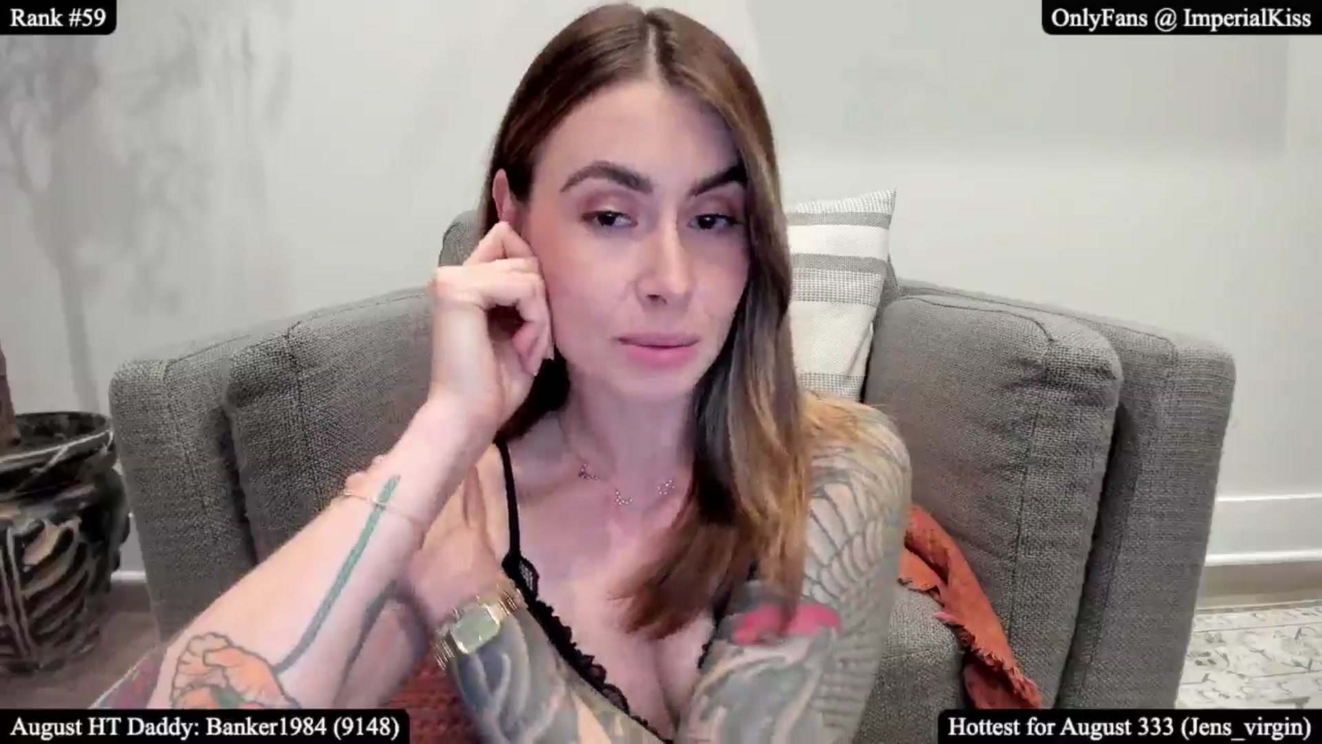 Gallery image thumbnail from ImperialKiss's myfreecams stream on, 08/22/2025, 02:14 image 20 of 20