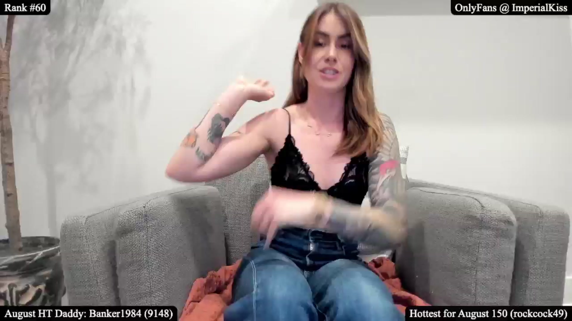 Gallery image thumbnail from ImperialKiss's myfreecams stream on, 08/22/2025, 02:14 image 13 of 20