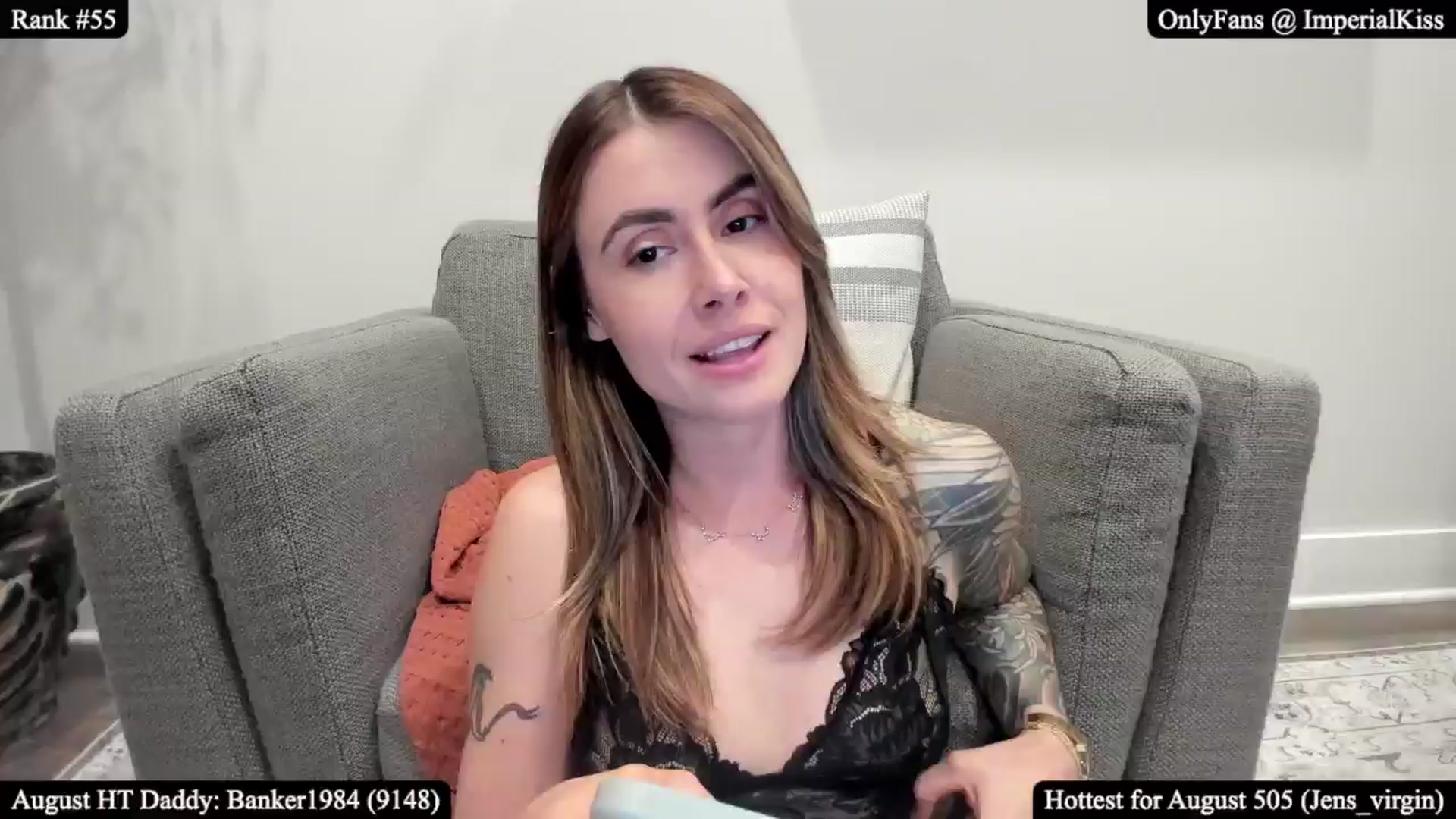 Gallery image thumbnail from ImperialKiss's myfreecams stream on, 08/22/2025, 04:17 image 9 of 20