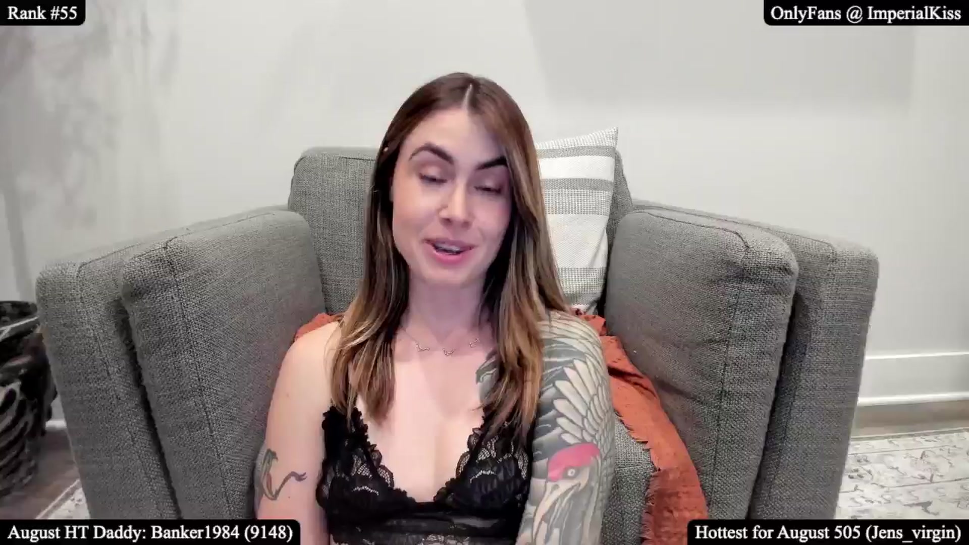 Gallery image thumbnail from ImperialKiss's myfreecams stream on, 08/22/2025, 04:17 image 10 of 20