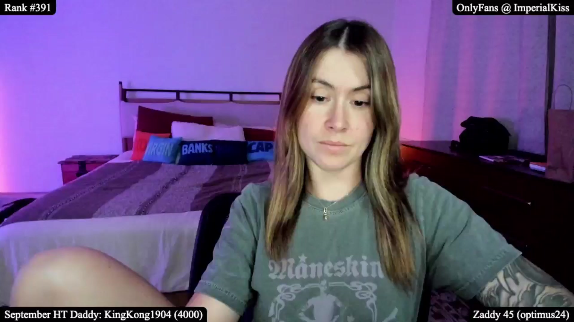 Gallery image thumbnail from ImperialKiss's myfreecams stream on, 09/04/2025, 05:31 image 1 of 20
