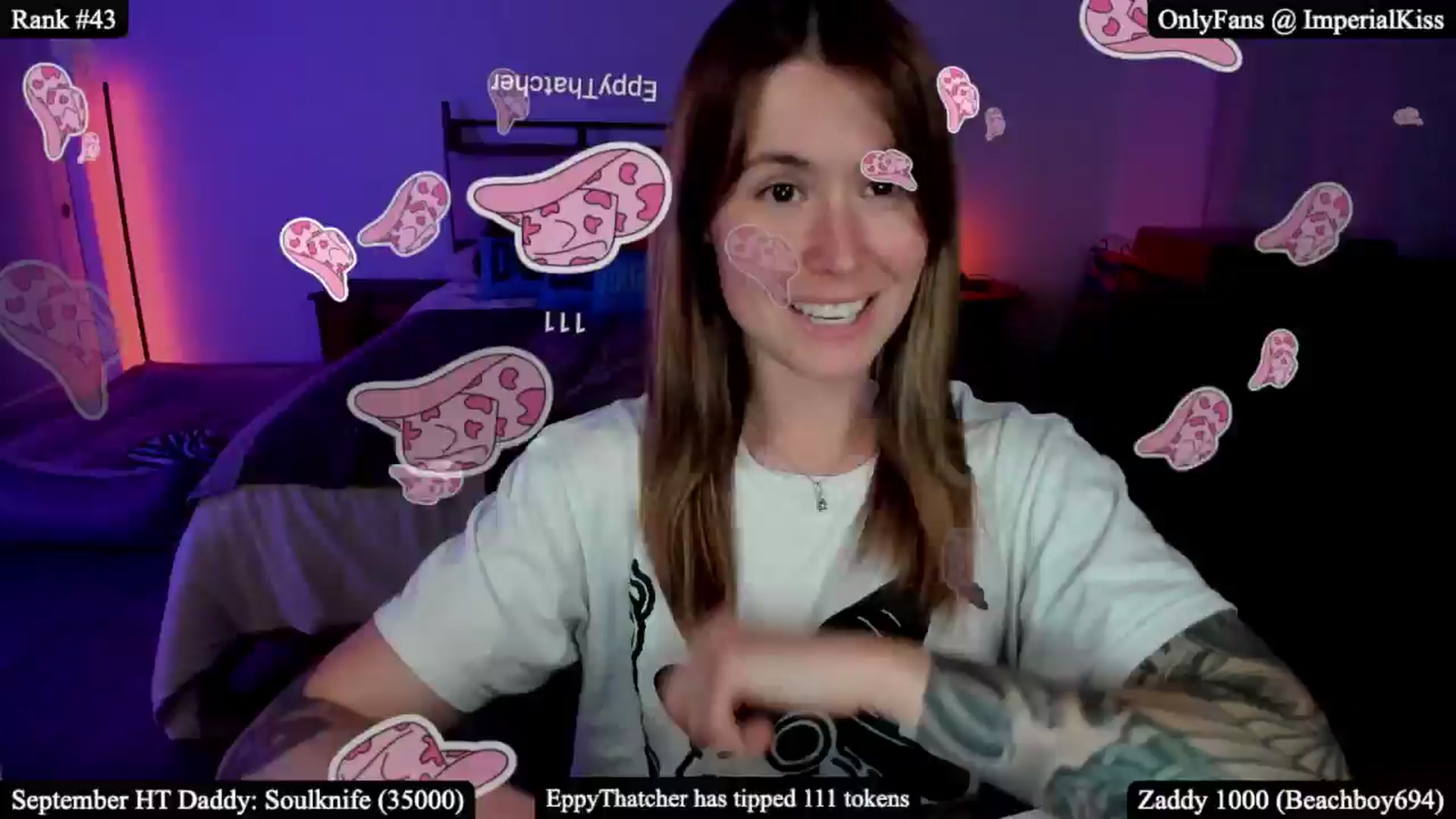 Gallery image thumbnail from ImperialKiss's myfreecams stream on, 09/20/2025, 04:29 image 6 of 20