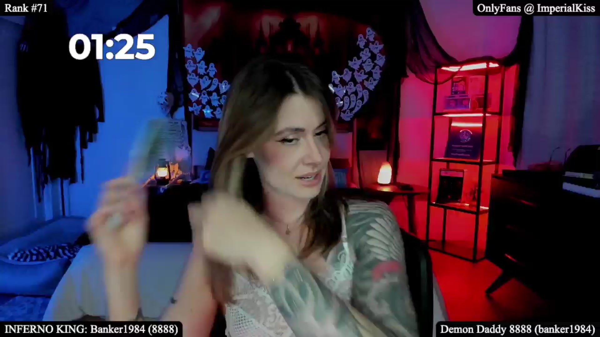 Gallery image thumbnail from ImperialKiss's myfreecams stream on, 10/18/2025, 03:20 image 12 of 20