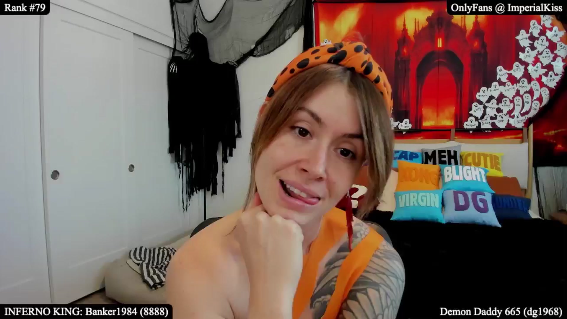 Gallery image thumbnail from ImperialKiss's myfreecams stream on, 10/19/2025, 20:56 image 19 of 20