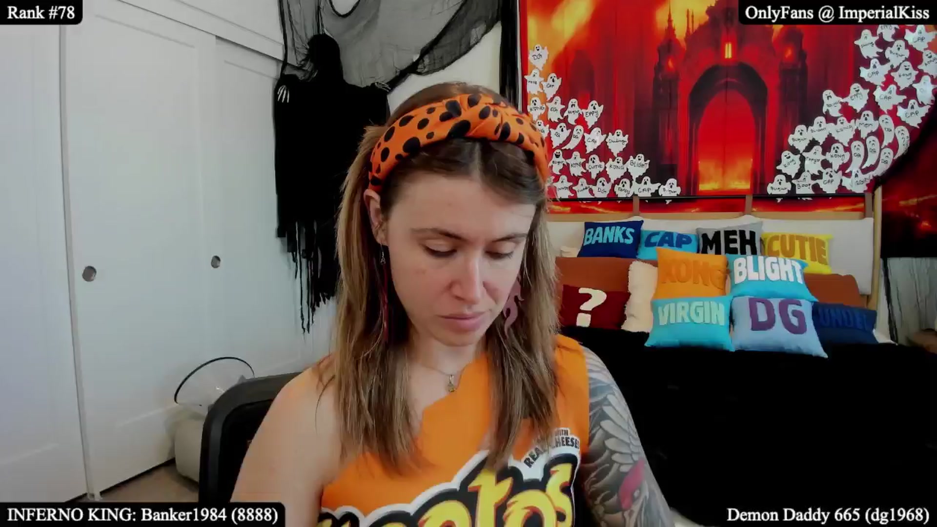 Gallery image thumbnail from ImperialKiss's myfreecams stream on, 10/19/2025, 21:24 image 9 of 20