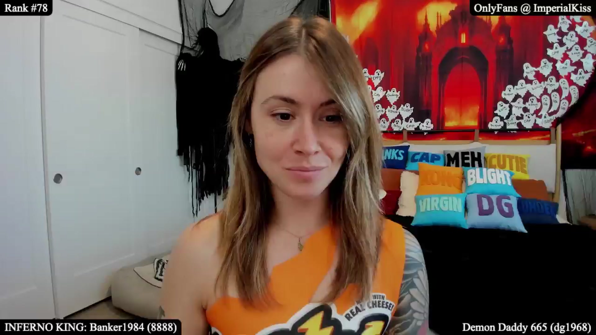 Gallery image thumbnail from ImperialKiss's myfreecams stream on, 10/19/2025, 21:24 image 15 of 20