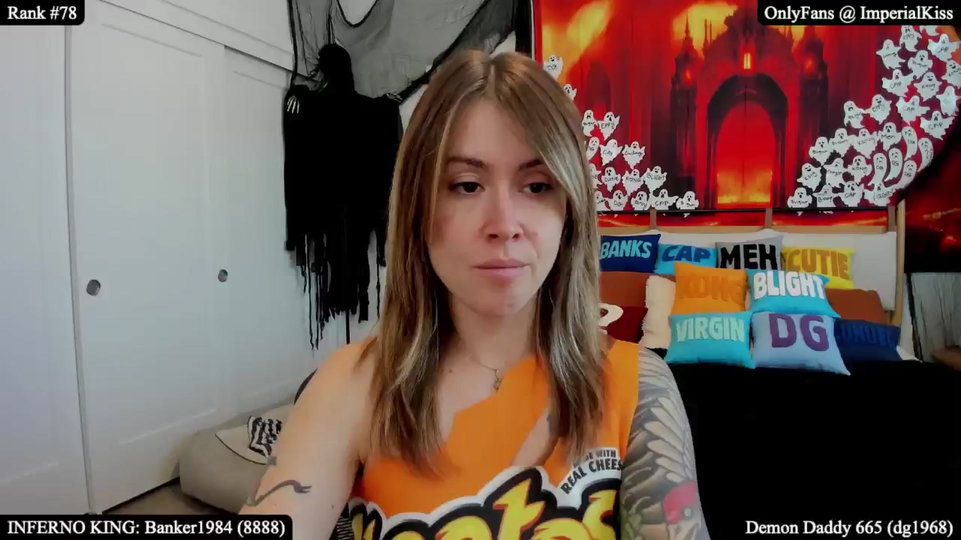 Gallery image thumbnail from ImperialKiss's myfreecams stream on, 10/19/2025, 21:24 image 18 of 20