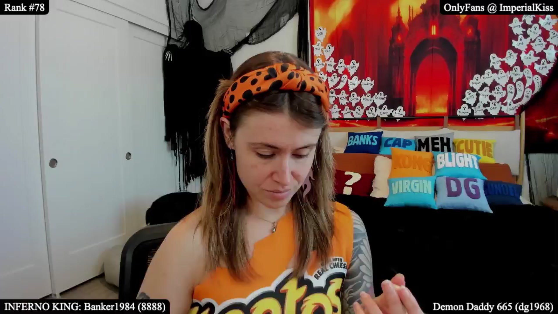 Gallery image thumbnail from ImperialKiss's myfreecams stream on, 10/19/2025, 21:24 image 12 of 20