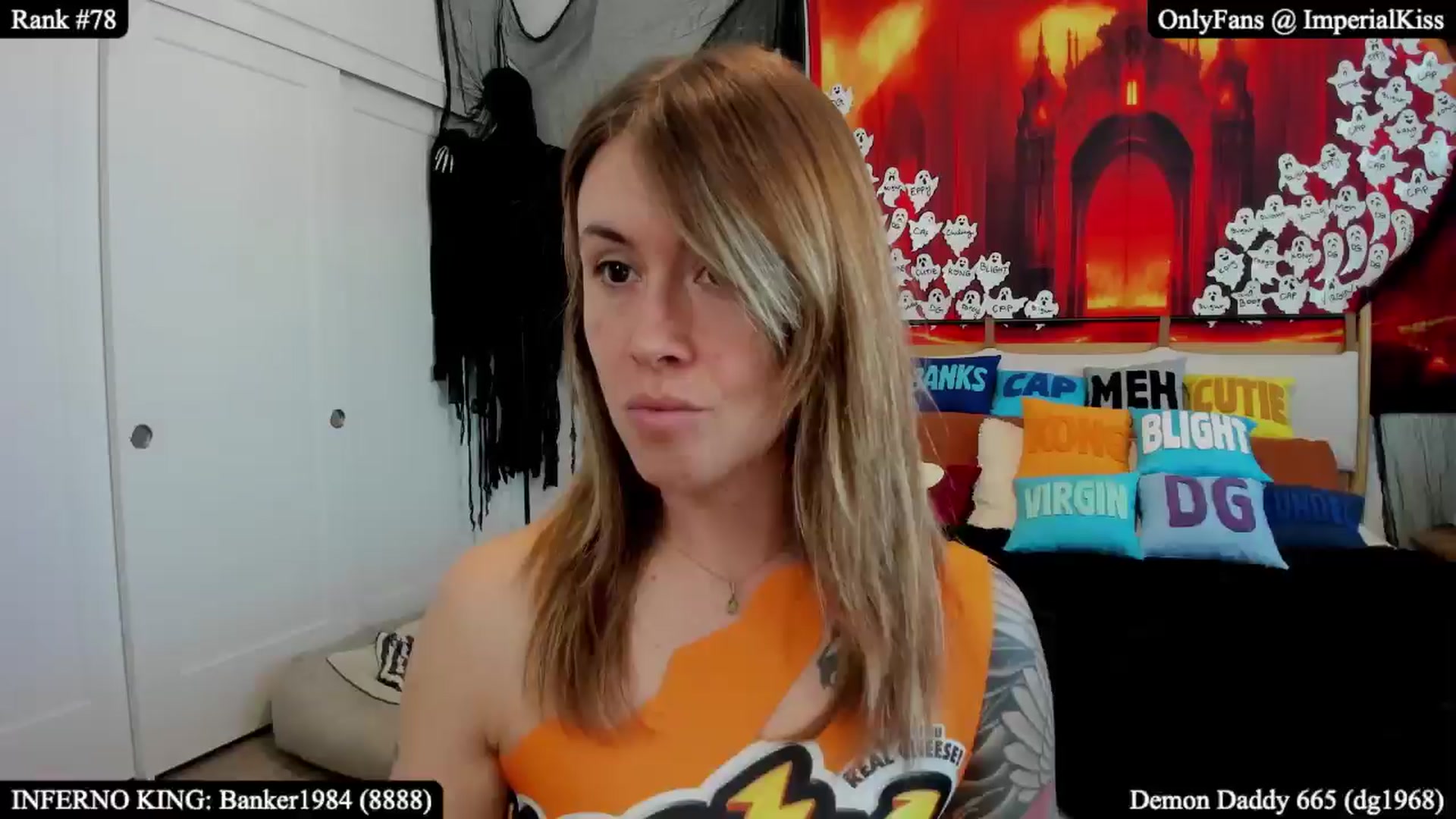 Gallery image thumbnail from ImperialKiss's myfreecams stream on, 10/19/2025, 21:24 image 16 of 20