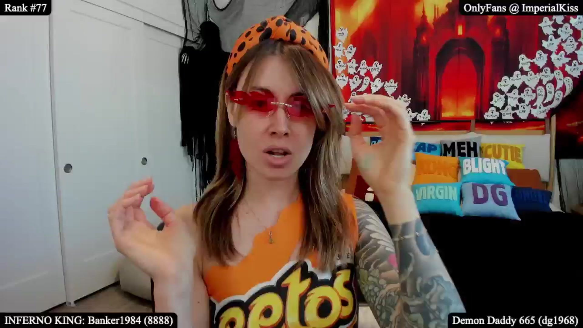 Gallery image thumbnail from ImperialKiss's myfreecams stream on, 10/19/2025, 22:06 image 14 of 20