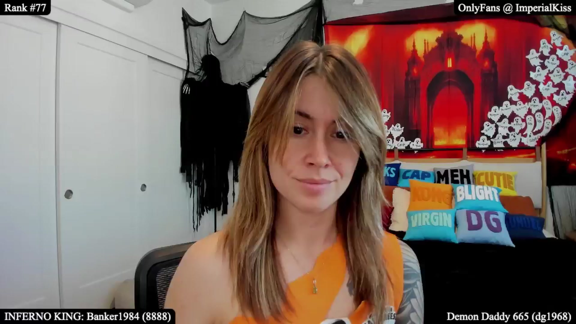 Gallery image thumbnail from ImperialKiss's myfreecams stream on, 10/19/2025, 22:06 image 19 of 20