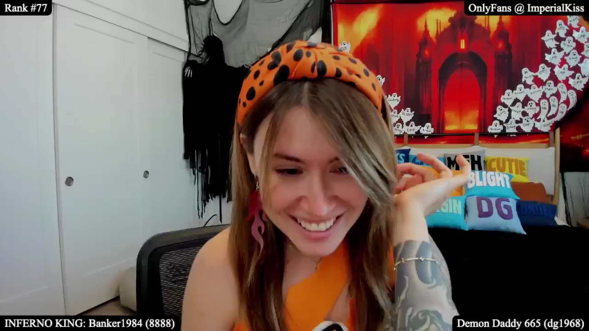 Gallery image thumbnail from ImperialKiss's myfreecams stream on, 10/19/2025, 22:06 image 6 of 20
