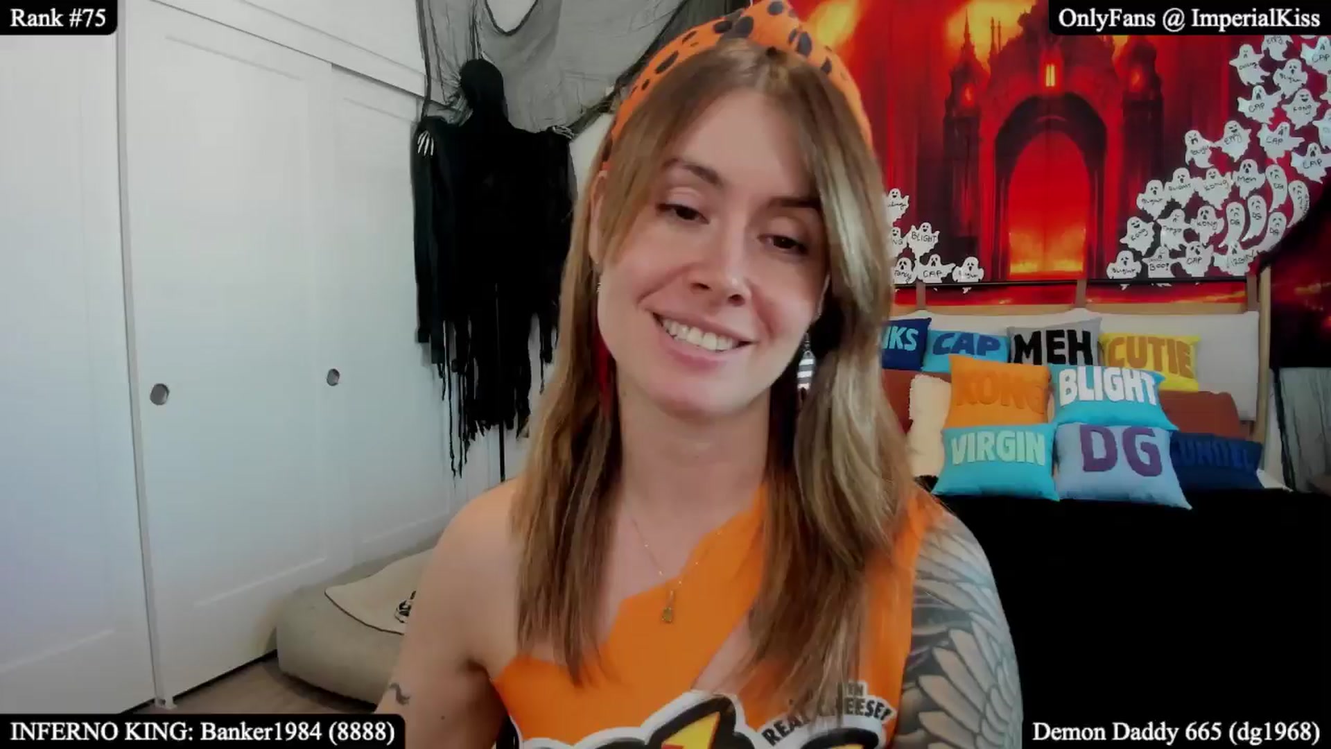 Gallery image thumbnail from ImperialKiss's myfreecams stream on, 10/20/2025, 24:01 image 5 of 20