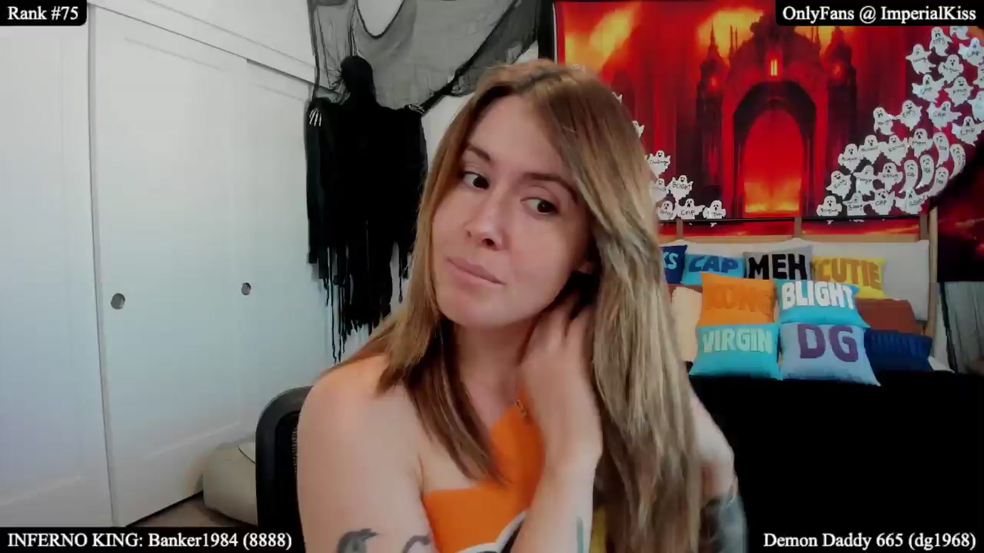Gallery image thumbnail from ImperialKiss's myfreecams stream on, 10/20/2025, 24:01 image 14 of 20