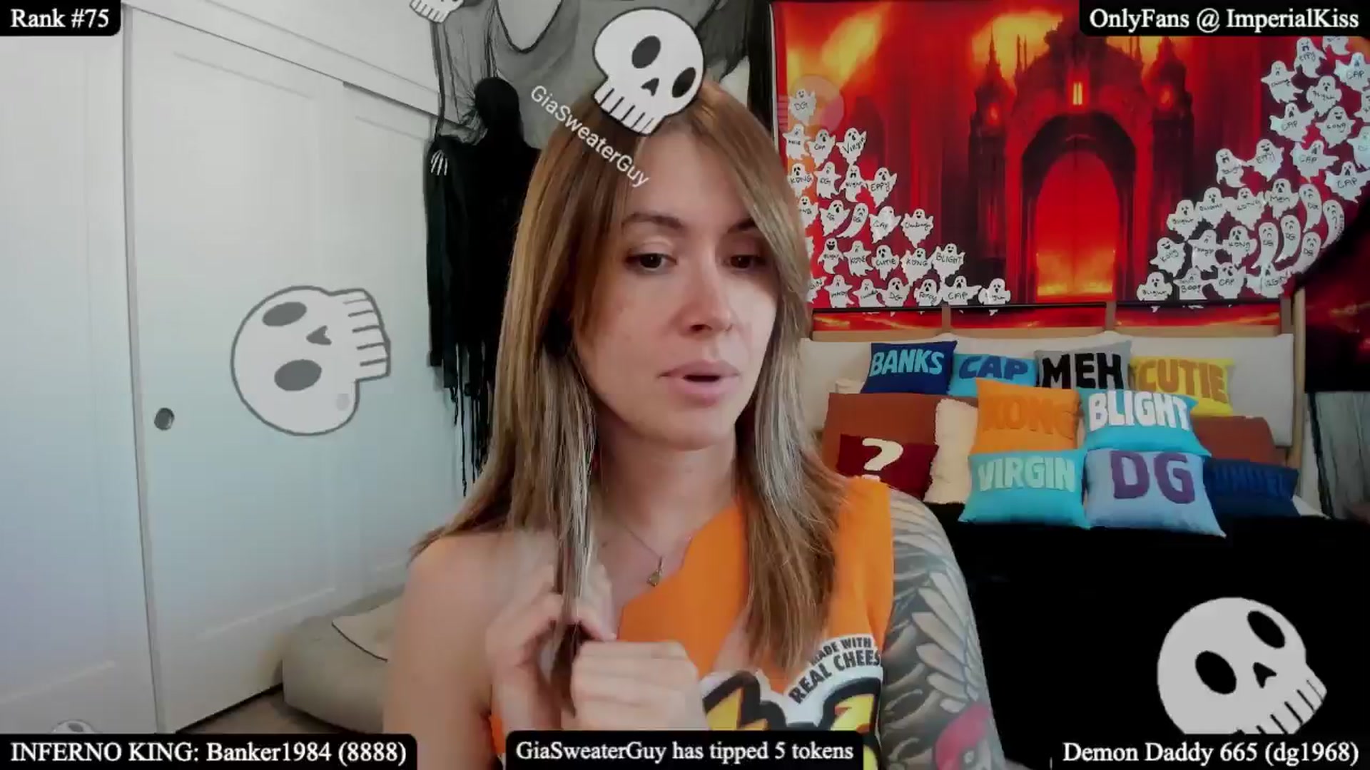 Gallery image thumbnail from ImperialKiss's myfreecams stream on, 10/20/2025, 24:01 image 15 of 20