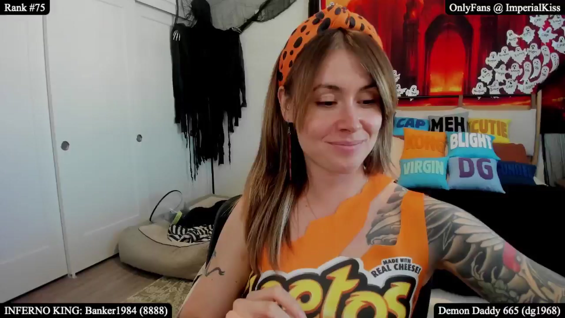 Gallery image thumbnail from ImperialKiss's myfreecams stream on, 10/20/2025, 24:01 image 12 of 20