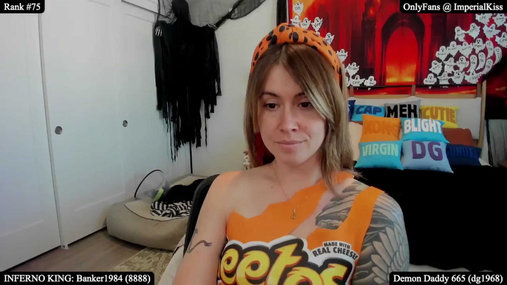 Gallery image thumbnail from ImperialKiss's myfreecams stream on, 10/20/2025, 24:01 image 10 of 20