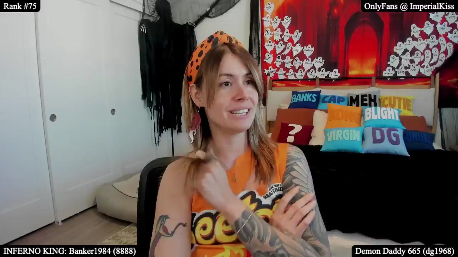 Gallery image thumbnail from ImperialKiss's myfreecams stream on, 10/20/2025, 24:01 image 9 of 20