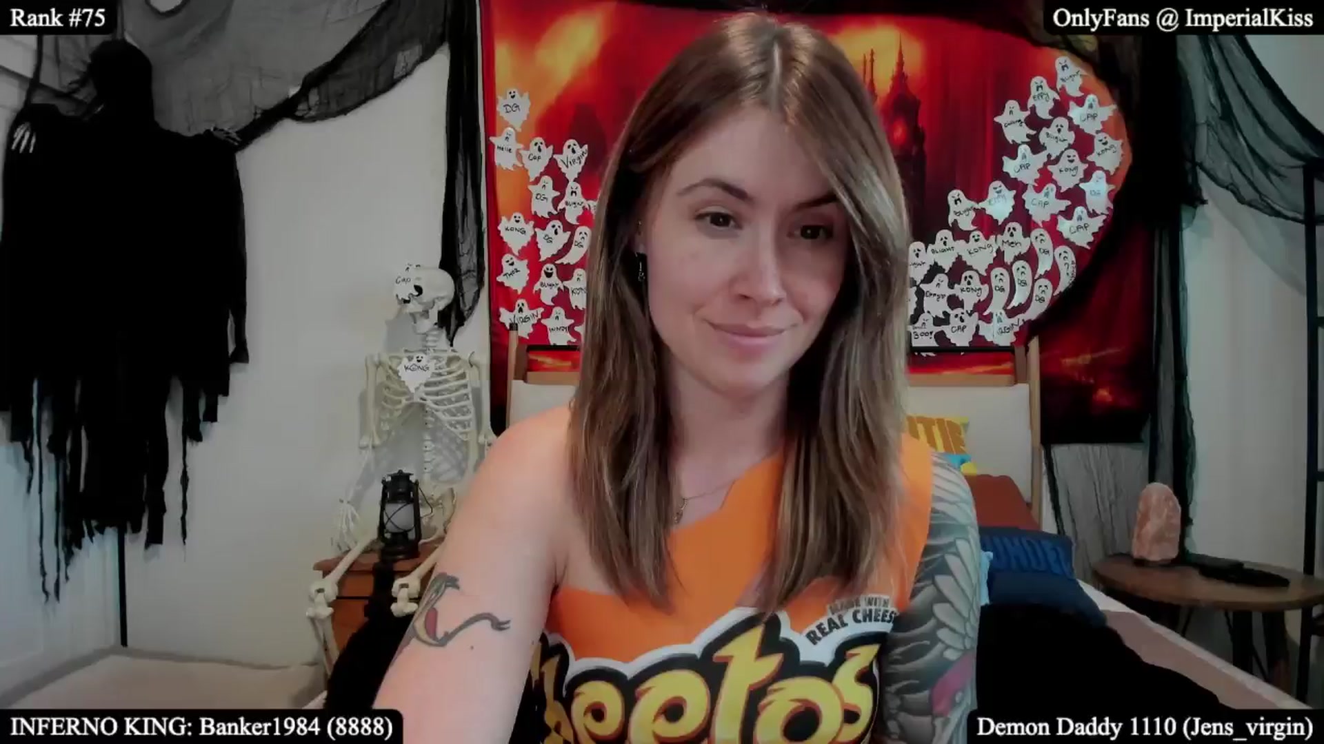 Gallery image thumbnail from ImperialKiss's myfreecams stream on, 10/20/2025, 01:10 image 19 of 20
