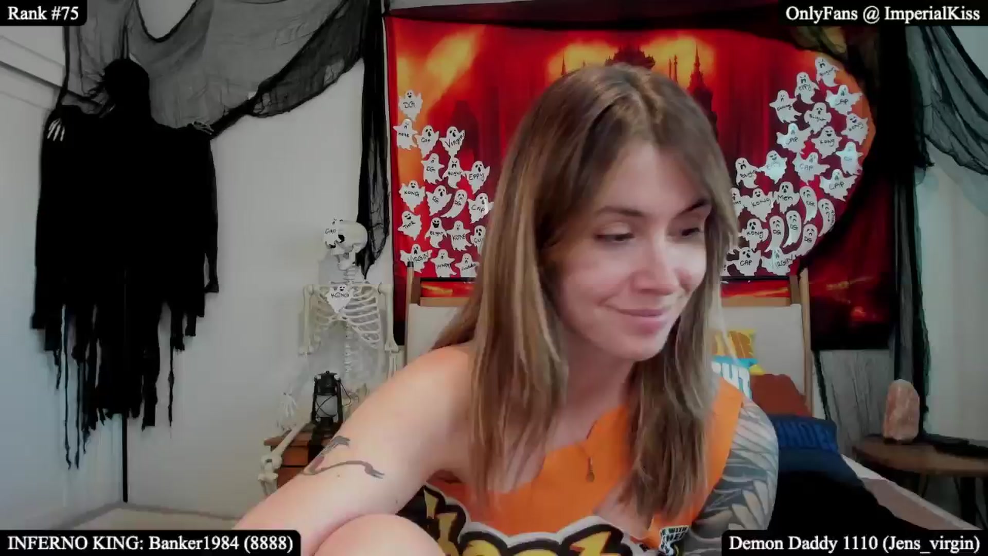 Gallery image thumbnail from ImperialKiss's myfreecams stream on, 10/20/2025, 01:10 image 14 of 20