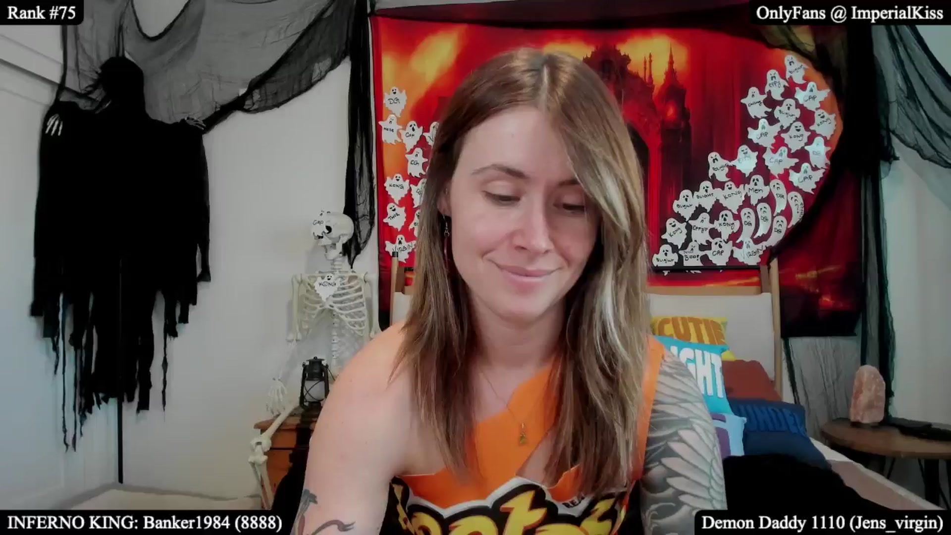 Gallery image thumbnail from ImperialKiss's myfreecams stream on, 10/20/2025, 01:10 image 15 of 20