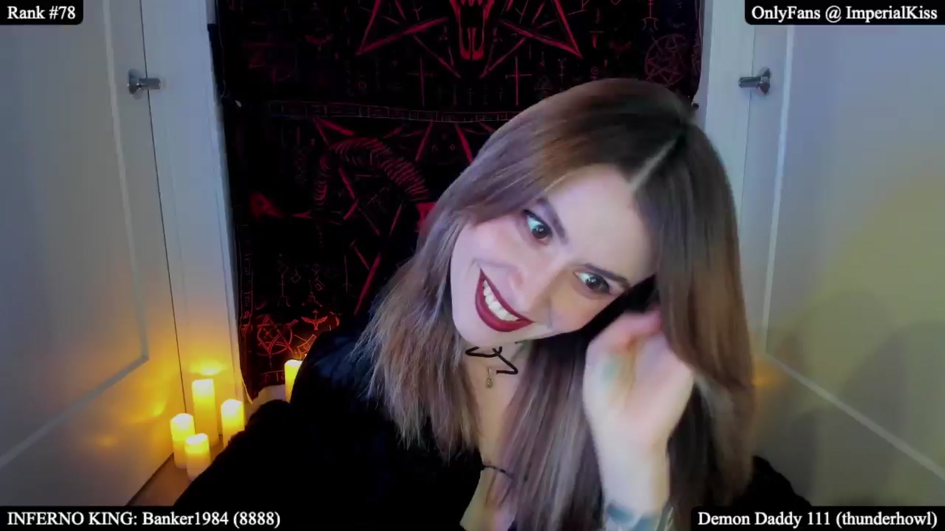 Gallery image thumbnail from ImperialKiss's myfreecams stream on, 10/22/2025, 02:05 image 5 of 20