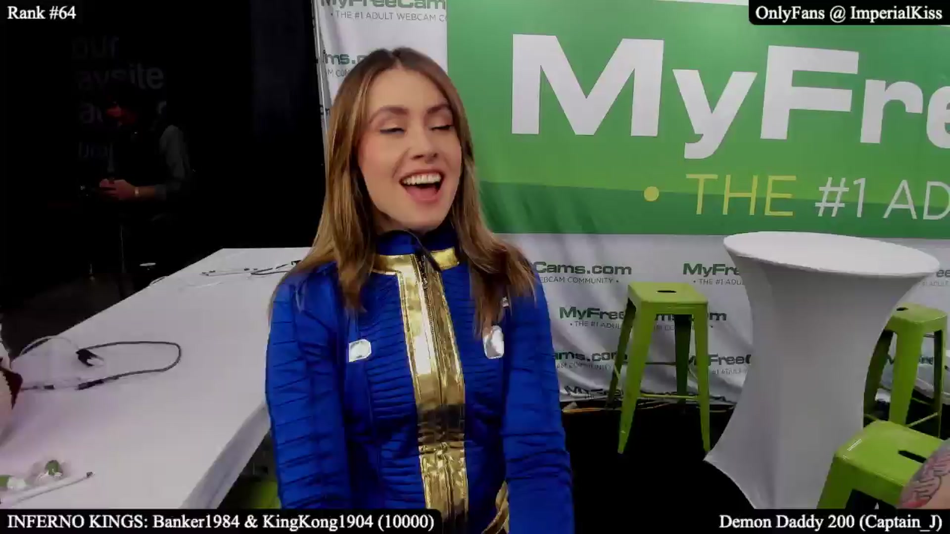 Gallery image thumbnail from ImperialKiss's myfreecams stream on, 10/26/2025, 24:06 image 6 of 20