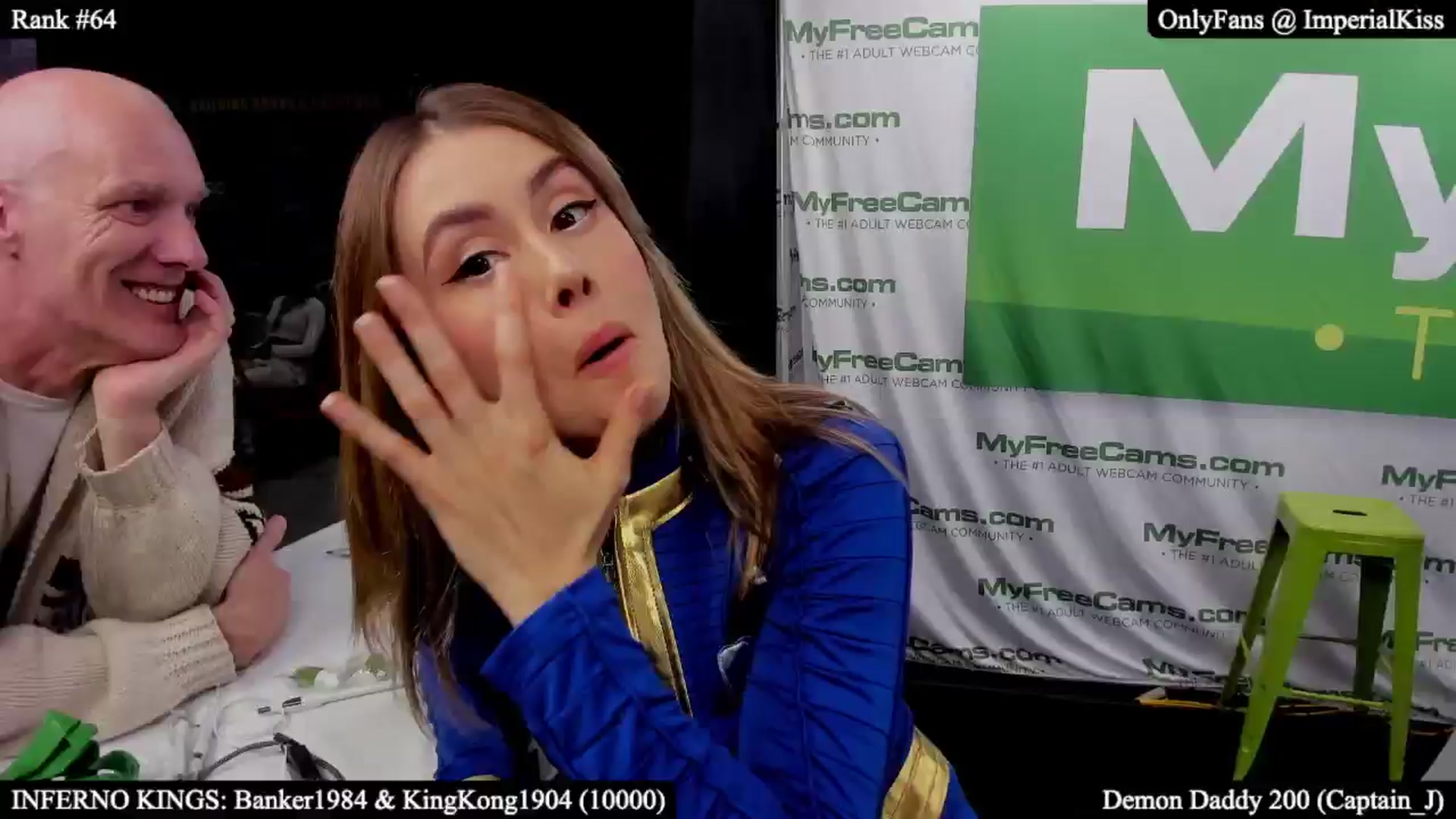 Gallery image thumbnail from ImperialKiss's myfreecams stream on, 10/26/2025, 24:06 image 5 of 20