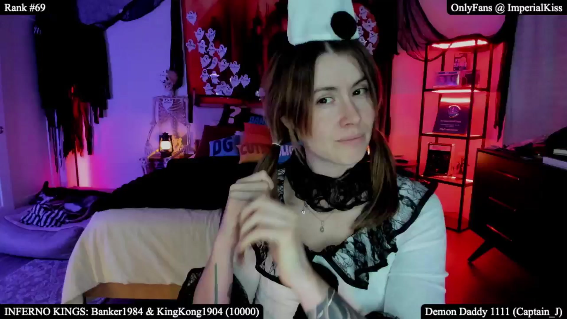 Gallery image thumbnail from ImperialKiss's myfreecams stream on, 10/31/2025, 04:10 image 6 of 20