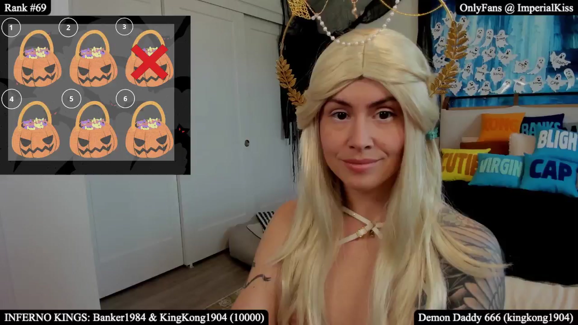 Gallery image thumbnail from ImperialKiss's myfreecams stream on, 10/31/2025, 21:43 image 6 of 20