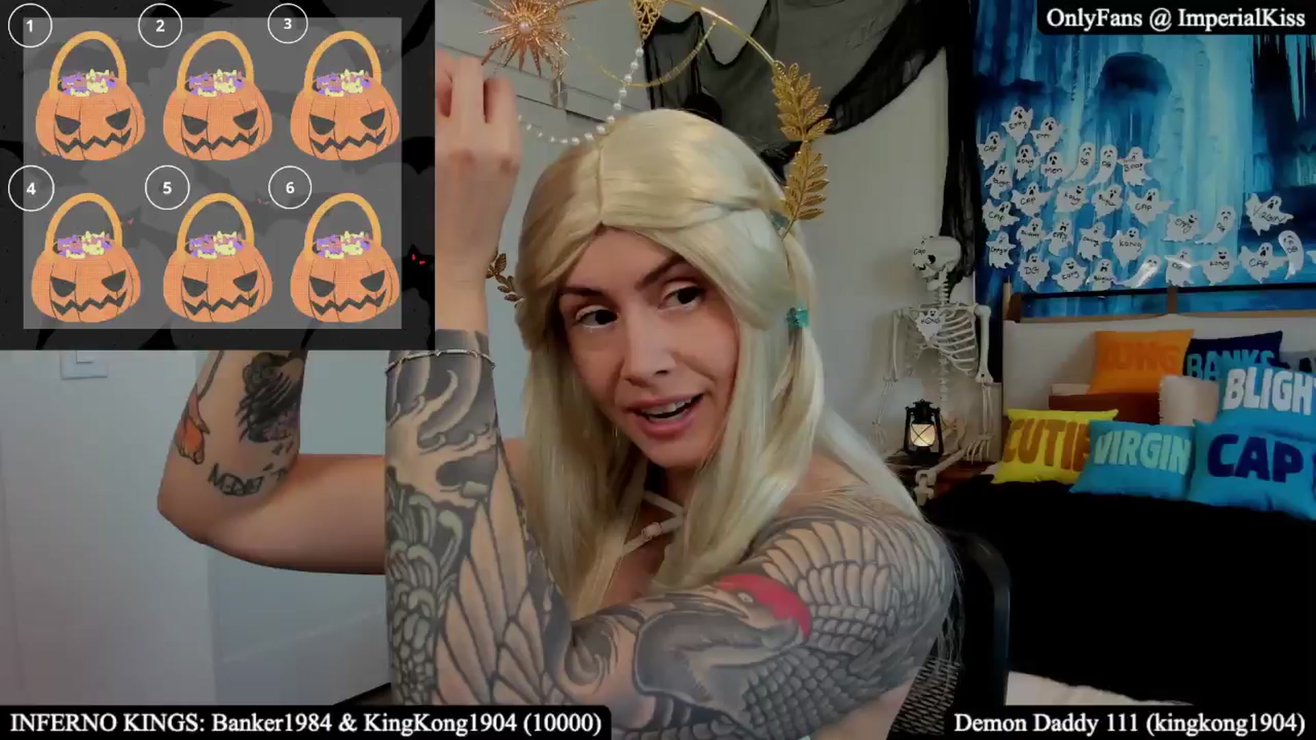 Gallery image thumbnail from ImperialKiss's myfreecams stream on, 10/31/2025, 21:43 image 1 of 20